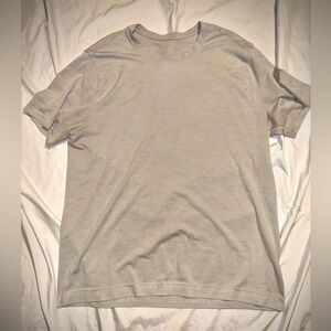 Grey drop Metal vent tech short sleeve lululemon shirt